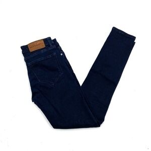 ALL SAINTS Women's Mast Dark Wash Skinny Denim Blue Jeans Casual Size 27